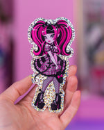 Load image into Gallery viewer, Monster Girl Glitter Stickers
