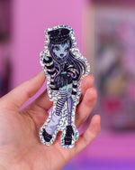 Load image into Gallery viewer, Monster Girl Glitter Stickers
