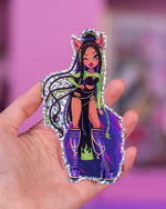 Load image into Gallery viewer, Monster Girl Glitter Stickers
