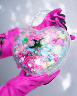 Load image into Gallery viewer, &quot;SPRAKLY&quot; Heart Purse
