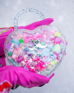 Load image into Gallery viewer, &quot;SPRAKLY&quot; Heart Purse
