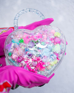 "SPRAKLY" Heart Purse