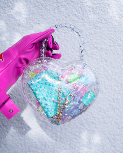 "SPRAKLY" Heart Purse