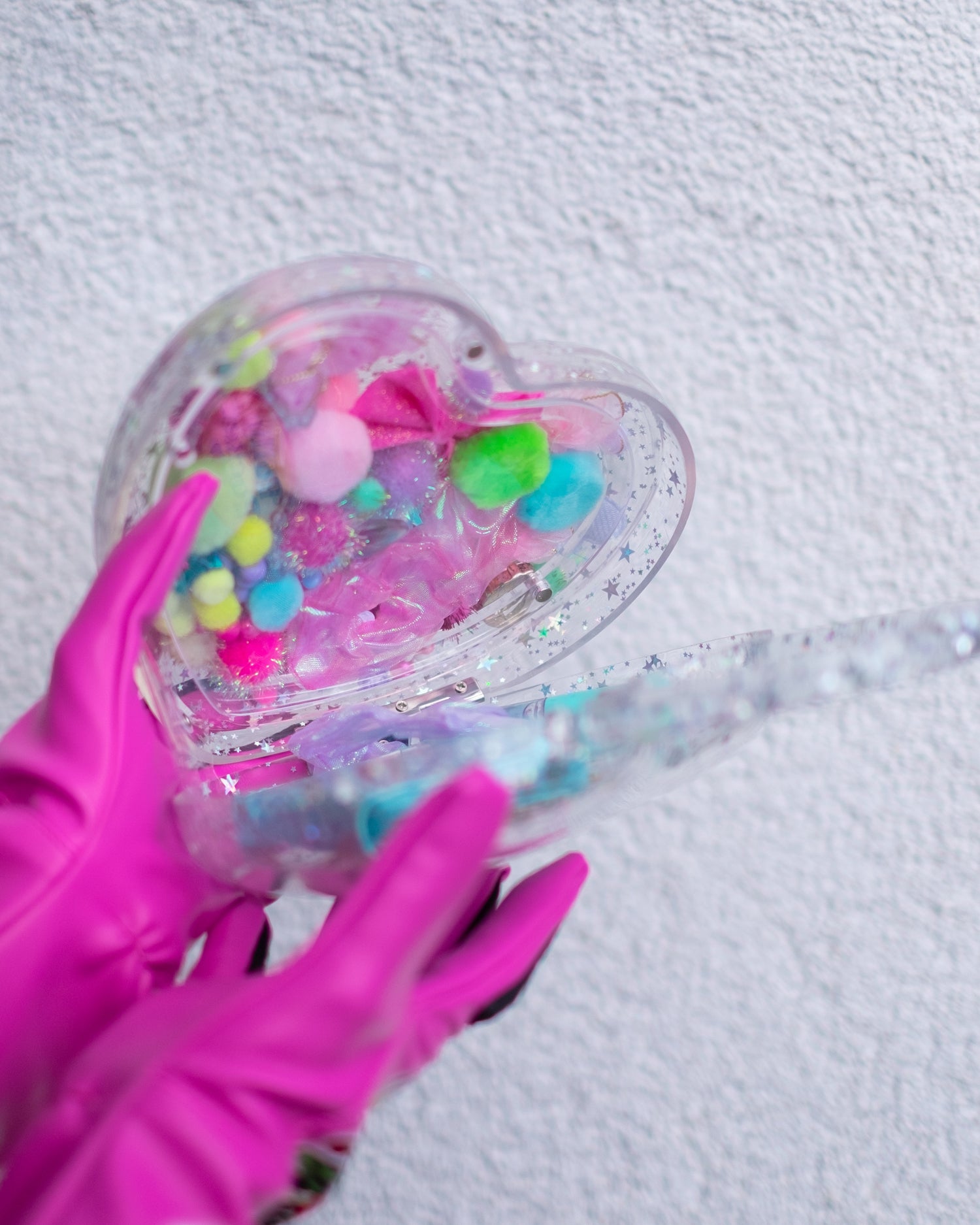 "SPRAKLY" Heart Purse