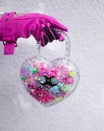 Load image into Gallery viewer, &quot;SPRAKLY&quot; Heart Purse
