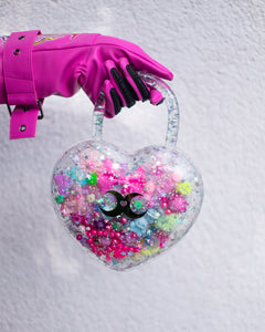 "SPRAKLY" Heart Purse