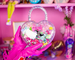 Load image into Gallery viewer, &quot;SPRAKLY&quot; Heart Purse
