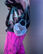 Load image into Gallery viewer, &quot;SPRAKLY&quot; Heart Purse
