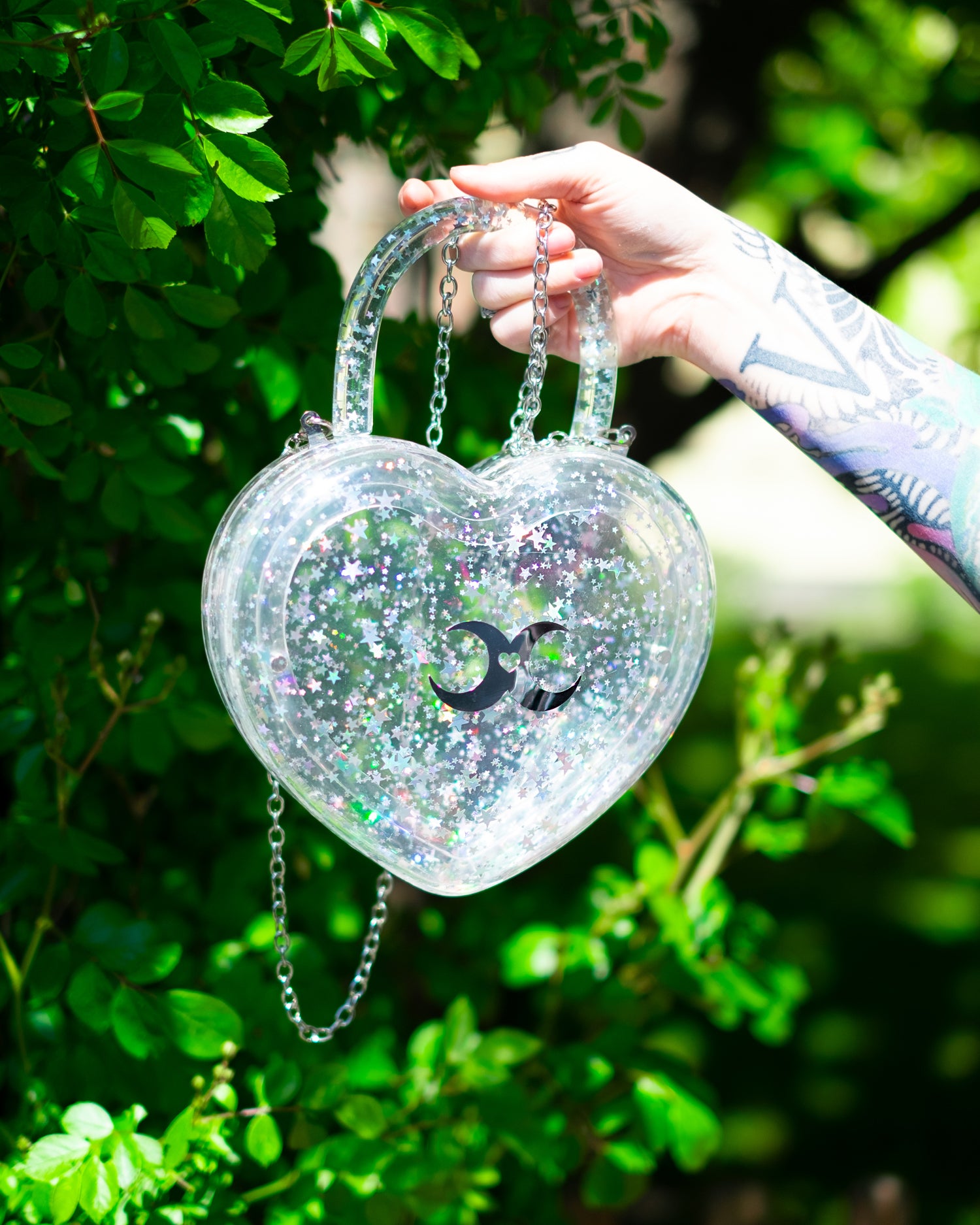 "SPRAKLY" Heart Purse