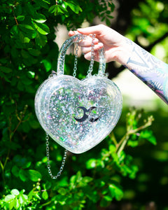 "SPRAKLY" Heart Purse