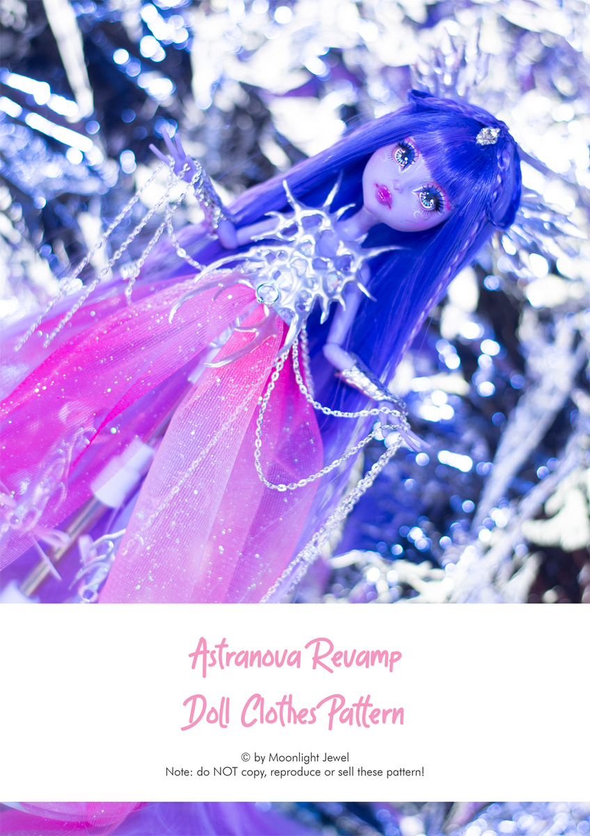 Astranova Digital Sewing Pattern MoonlightJewelDolls